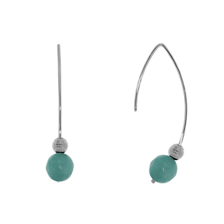 Купить оптом серьги из серебра с агатами 2340651068-77 от Krasnoe