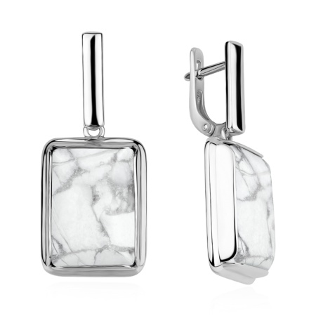 Купить оптом серьги из серебра с кахолонгами 2340К05905 от Krasnoe