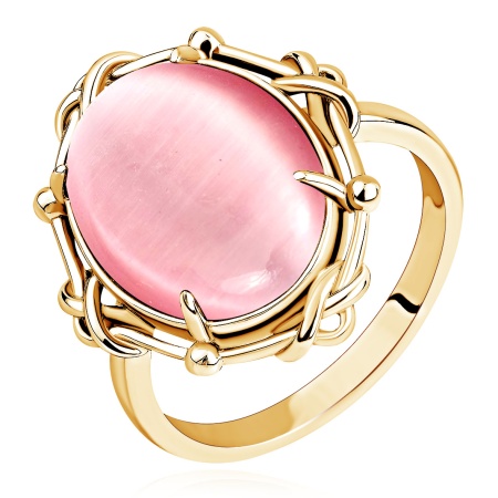 Купить оптом кольцо из серебра с кошачий глазом 1320265098 от Krasnoe