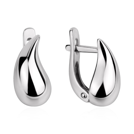 Купить оптом серьги из серебра без вставок 2340405034 от Krasnoe