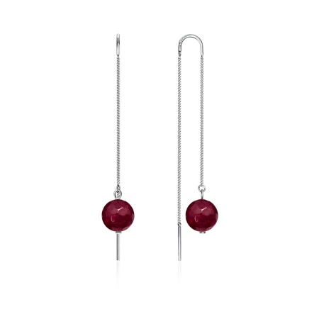 Купить оптом серьги из серебра с агатами 2340650710-1-37 от Krasnoe