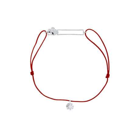 Купить оптом браслет из серебра с шнур кожаныйом 4340402736 от Krasnoe
