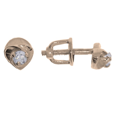 Купить оптом пусеты из серебра с фианитами 2320204078 от Krasnoe