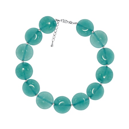 Купить оптом браслет из серебра с агатами 4340656144-18-70 от Krasnoe