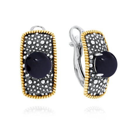 Купить оптом серьги из серебра с агатами 2317391751-20 от Krasnoe