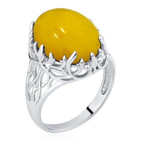 Купить оптом кольцо из серебра с агатом 1340395733-50 от Krasnoe