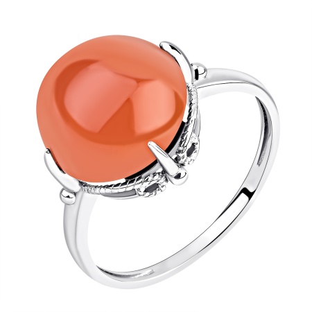 Купить оптом кольцо из серебра с агатом 1340395040-31 от Krasnoe