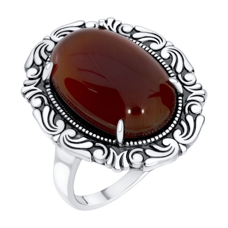 Купить оптом кольцо из серебра с агатом 1310395710-40 от Krasnoe