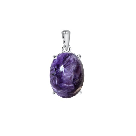 Оптом подвеска из серебра с чароитом 3340460510 цена от Krasnoe Купить оптом подвеска из серебра с чароитом 3340460510 от Krasnoe