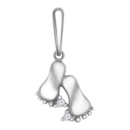 Купить оптом подвеска из серебра с фианитами 3340200300 от Krasnoe