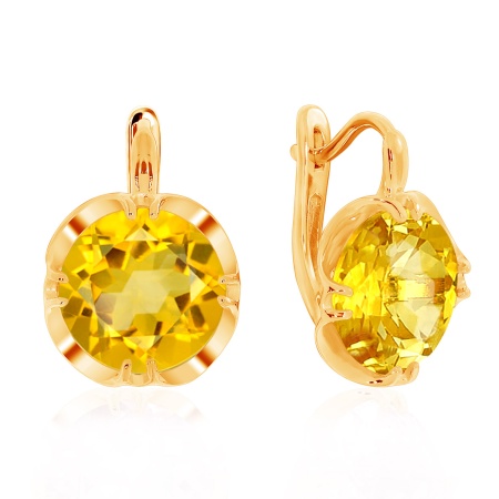 Купить оптом серьги из серебра с кварцем 2320181495-50 от Krasnoe