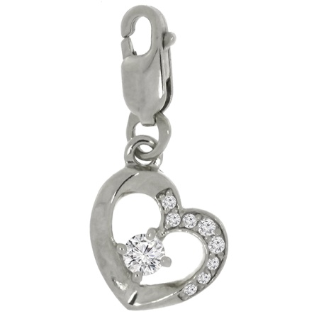 Купить оптом подвеска из серебра с фианитами 3340202858 от Krasnoe