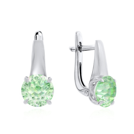 Купить оптом серьги из серебра с фианитами 2340201106-65 от Krasnoe