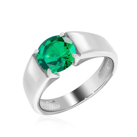 Купить оптом кольцо из серебра с ситаллом 1340881118-60 от Krasnoe