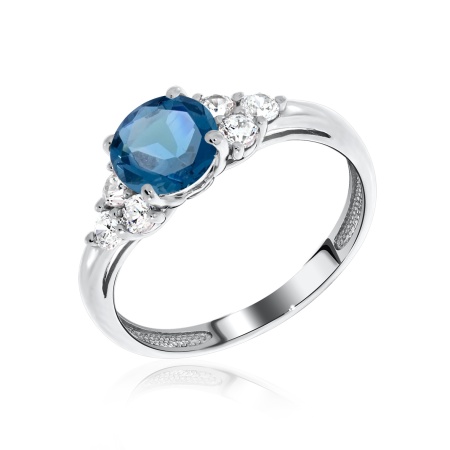 Купить оптом кольцо из серебра с фианитами 1340200997-76 от Krasnoe