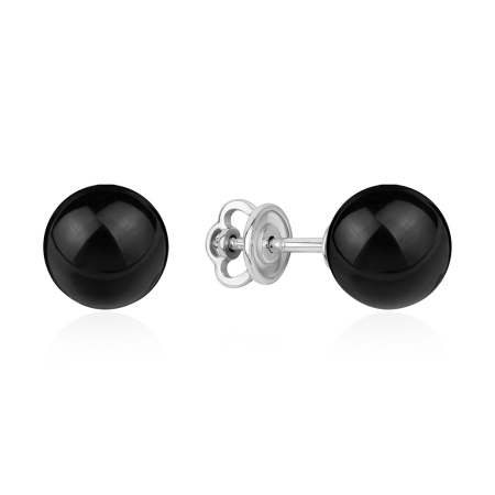 Купить оптом пусеты из серебра с агатами 2340394329-20 от Krasnoe