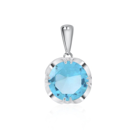 Купить оптом подвеска из серебра с кварцем 3340181495-79 от Krasnoe