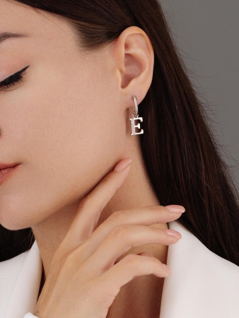 Купить оптом серьги из серебра с фианитами 2340205865л от Krasnoe