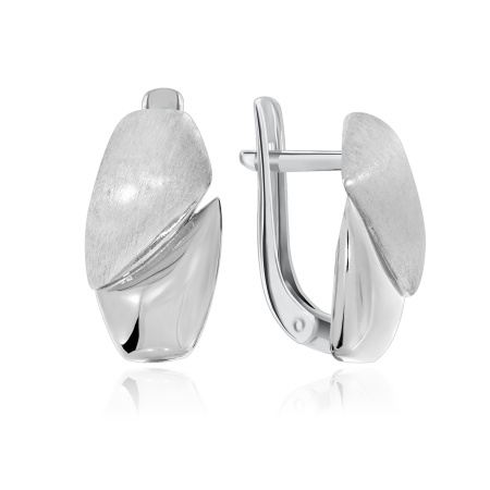 Купить оптом серьги из серебра без вставок 2346400897 от Krasnoe