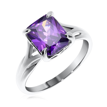 Купить оптом кольцо из серебра с фианитом 1340200095-92 от Krasnoe