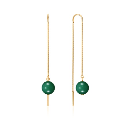 Купить оптом серьги из серебра с агатами 2320390710-6-60 от Krasnoe