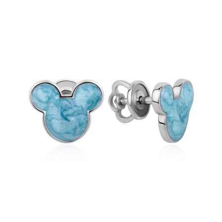 Купить оптом пусеты из серебра с эмалью 2367406517-71 от Krasnoe