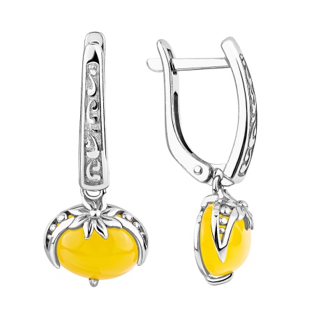 Купить оптом серьги из серебра с агатами 2340395053-50 от Krasnoe