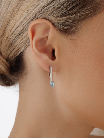 Купить оптом серьги из серебра с фианитами 2340205883-70 от Krasnoe