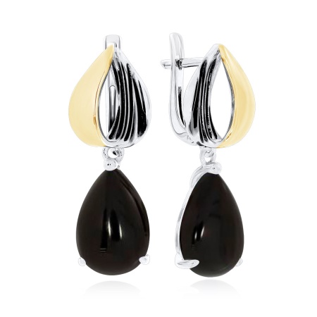 Купить оптом серьги из серебра с агатами 2321391384-20 от Krasnoe