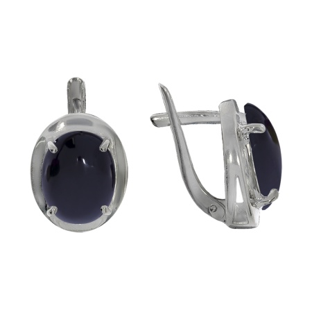 Купить оптом серьги из серебра с агатами 2340390029-20 от Krasnoe