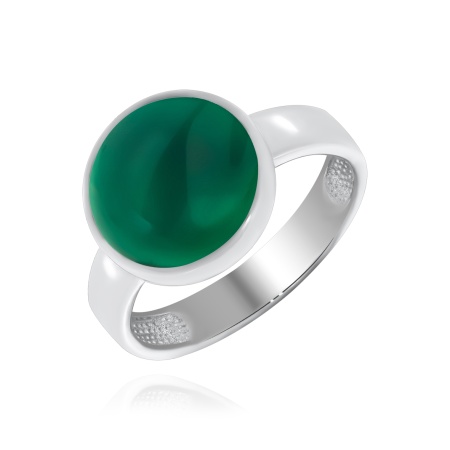 Купить оптом кольцо из серебра с агатом 1340391832-60 от Krasnoe