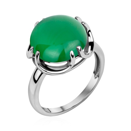 Купить оптом кольцо из серебра с агатом 1340396383-60 от Krasnoe