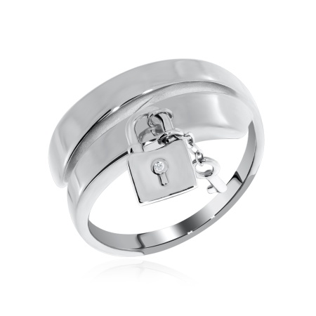 Купить оптом кольцо из серебра с фианитами 1340201734-2 от Krasnoe