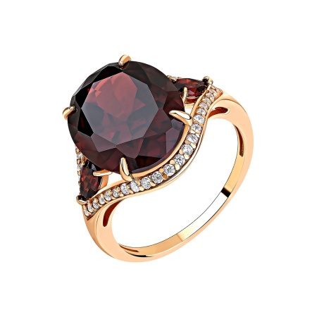 Купить оптом кольцо из серебра с фианитами 1320201970л-31 от Krasnoe