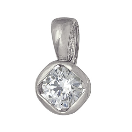 Купить оптом подвеска из серебра с кристалл ювелирныйом 3707032947-8 от Krasnoe