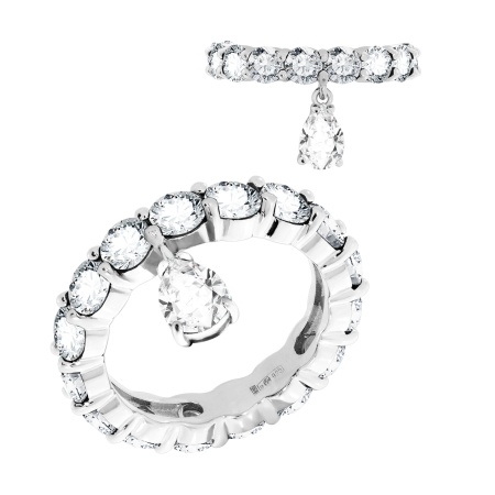 Оптом кольцо из серебра с фианитами 1340201314-185 цена от Krasnoe Купить оптом кольцо из серебра с фианитами 1340201314-185 от Krasnoe