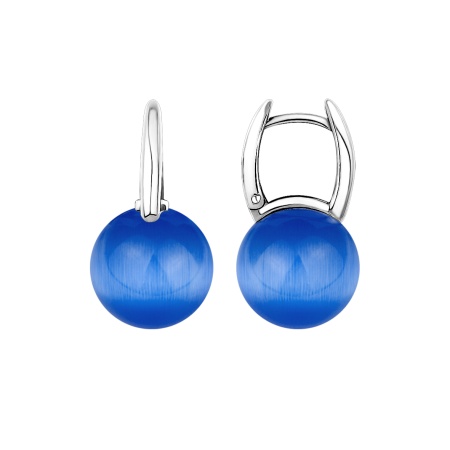 Купить оптом серьги из серебра с кошачий глазами 2340264318-70 от Krasnoe