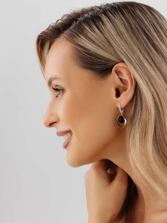 Купить оптом серьги из серебра с агатами 2340391026-20 от Krasnoe