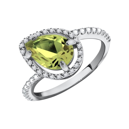 Купить оптом кольцо из серебра с фианитами 1340200120-50 от Krasnoe