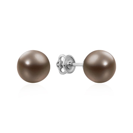 Купить оптом пусеты из серебра с жемчугами 2340246572-42 от Krasnoe