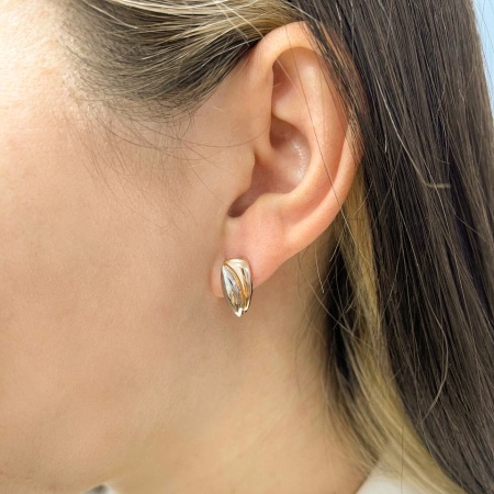 Купить оптом серьги из серебра без вставок 2329400899 от Krasnoe