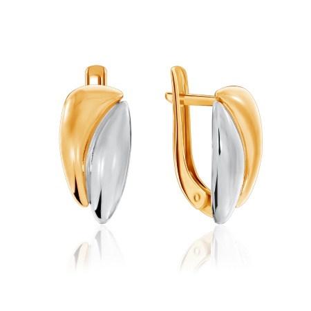 Купить оптом серьги из серебра без вставок 2329400899 от Krasnoe