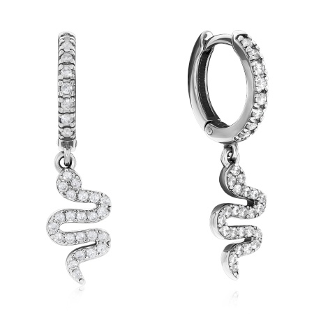 Купить оптом серьги из серебра с фианитами 2340205278л от Krasnoe