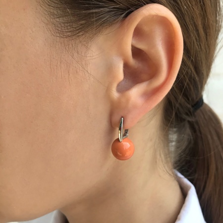 Купить оптом серьги из серебра с жемчугами 2340244318-30 от Krasnoe