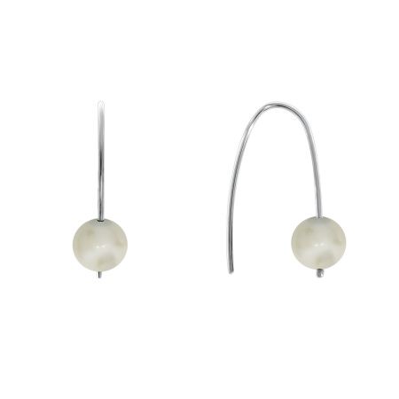 Купить оптом серьги из серебра с жемчугом 2340051061-1 от Krasnoe