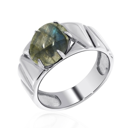 Купить оптом кольцо из серебра с лабрадоритом 1340Л01395 от Krasnoe