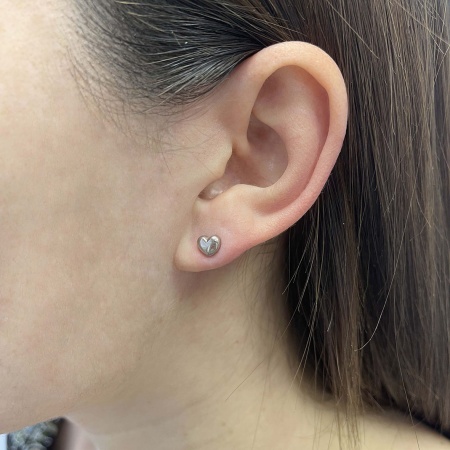 Купить оптом пусеты из серебра без вставок 2340404815 от Krasnoe