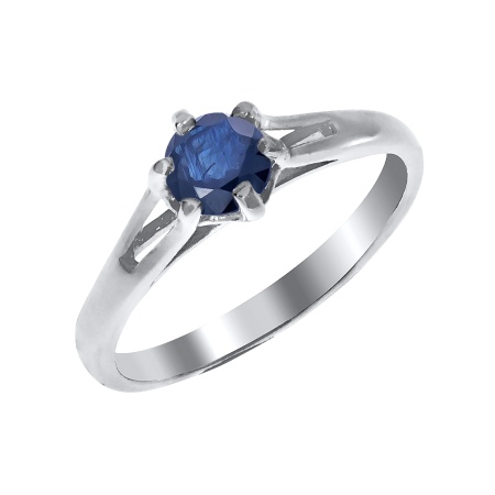 Купить оптом кольцо из серебра с сапфиром 1340030003 от Krasnoe