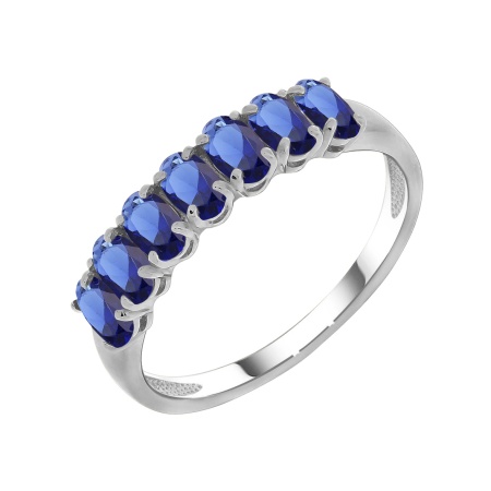 Купить оптом кольцо из серебра с сапфирами 1340031723 от Krasnoe