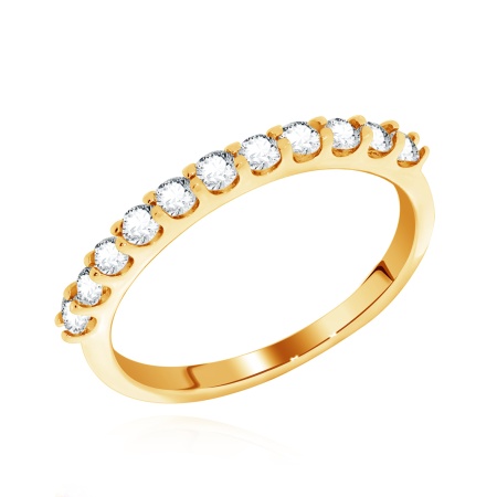 Купить оптом кольцо из серебра с фианитами 1320201611 от Krasnoe